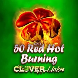 50 Red Hot Burning Clover Links game by Novomatic – logo hosted on UnionBet Casino