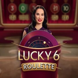Official Live Casino logo: Lucky 6 Roulette by Pragmatic Play at UnionBet Casino
