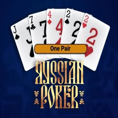 Russian Poker logo by OneTouch Games at UnionBet Casino